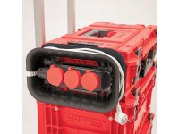 QBRICK SYSTEM PRO Držák kabelů se zásuvkovou lištou 29,5 x 67,1 x 34 cm