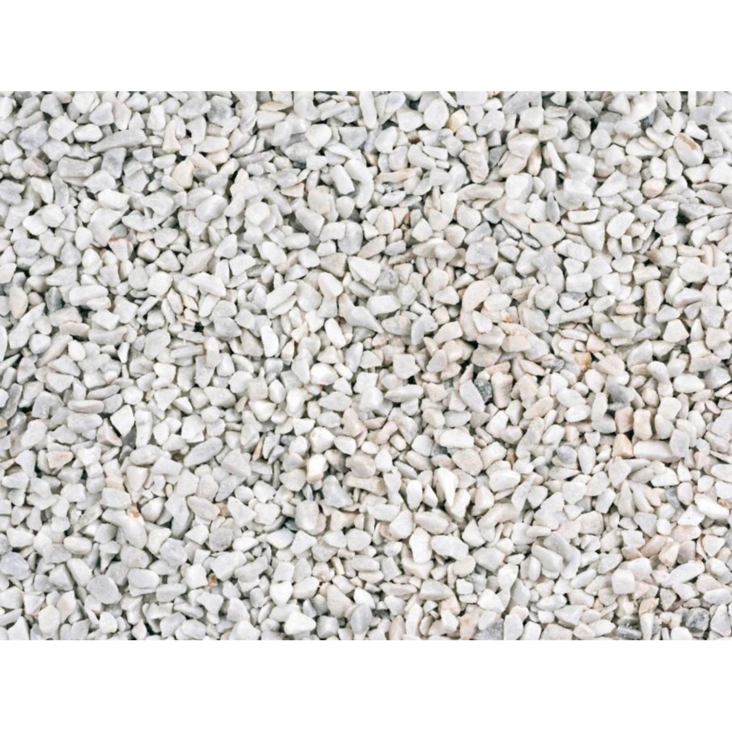 WECO Mramorová drť "Carrara" bílá, 9-12 mm, 15 kg