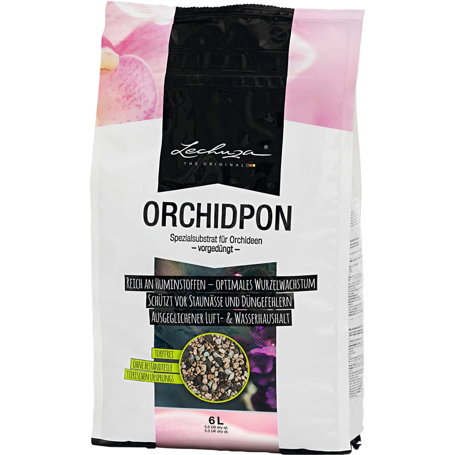 LECHUZA ORCHIDPON Speciální substrát pro orchideje 6 l