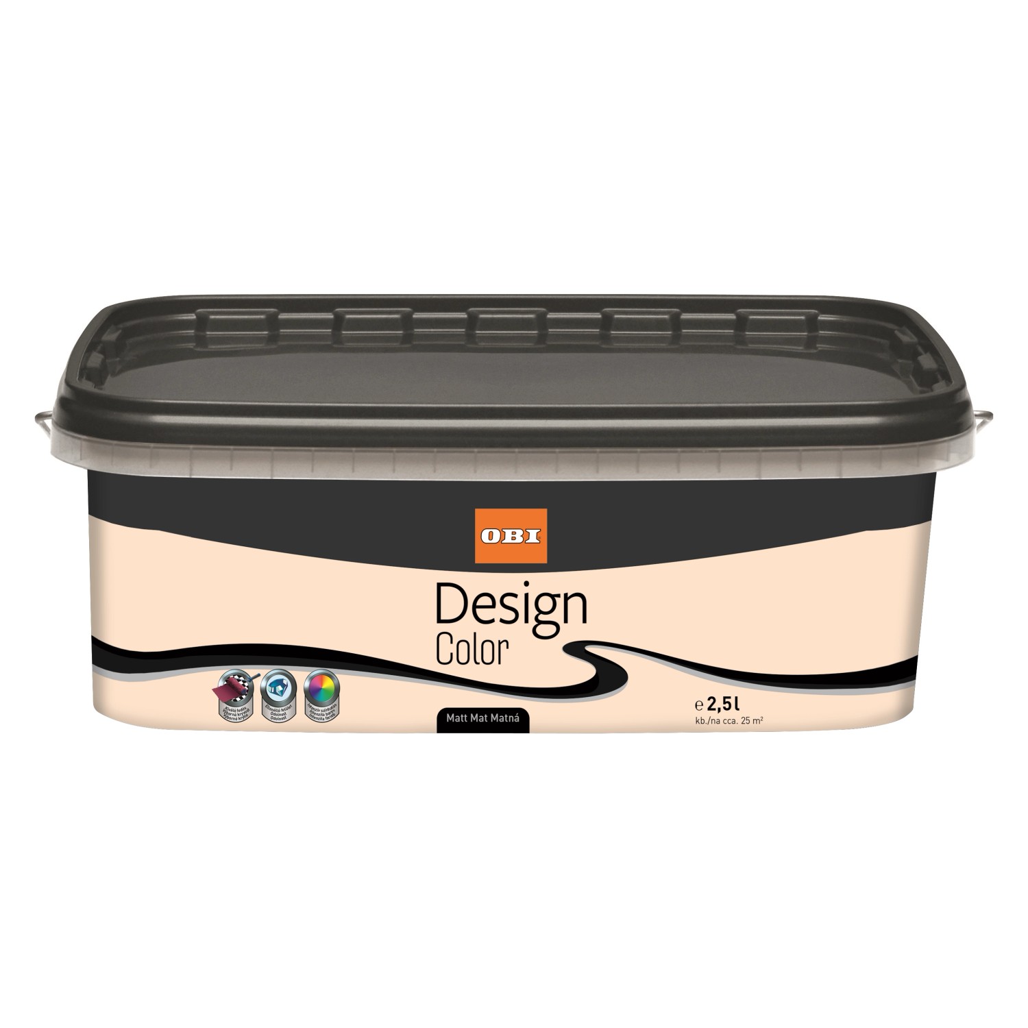 OBI Interiérová barva Design Color matná Pale Brown 2,5 l