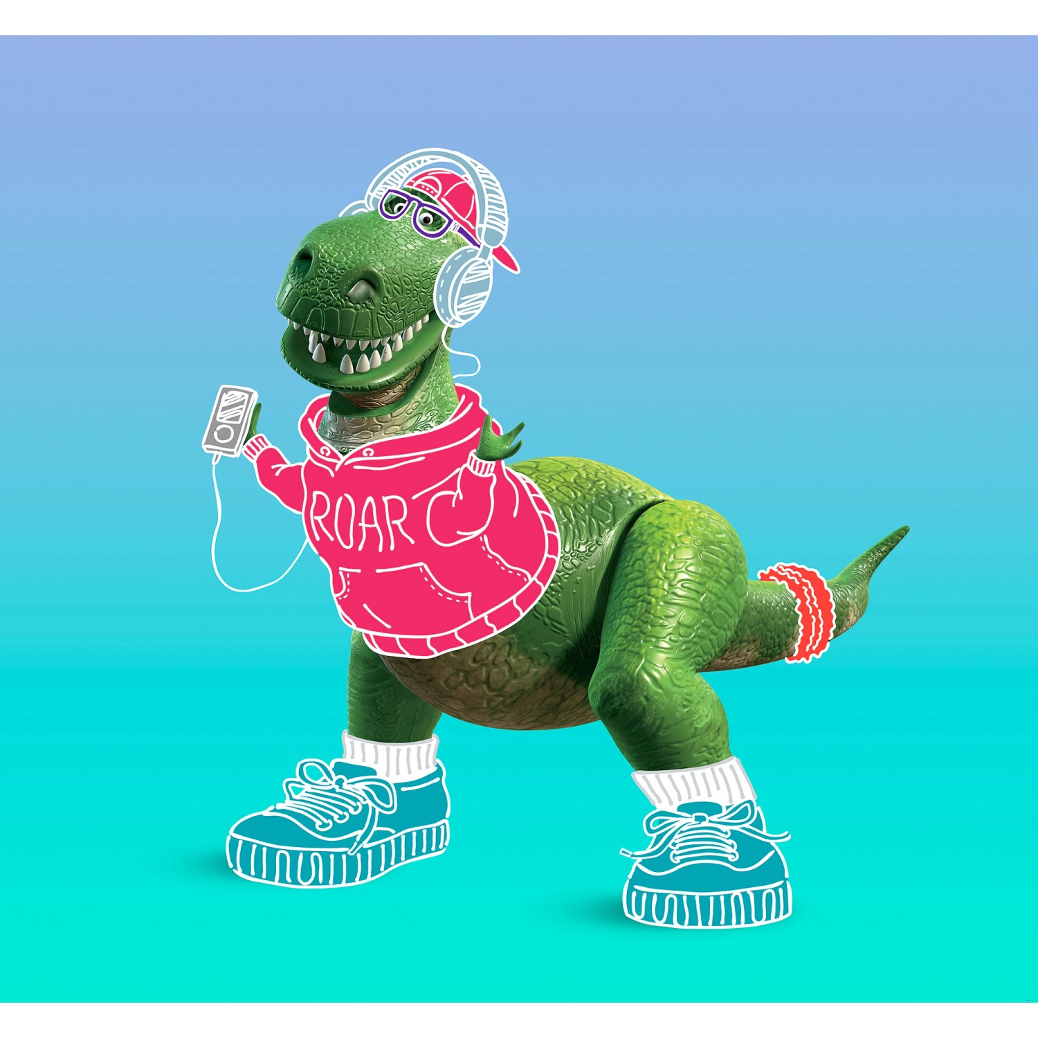 Komar Vliesová fototapeta Toy Story Roar 300 x 280 cm