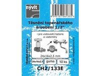Sada plochého těsnění 1/2 ventilu pryž, 10 ks