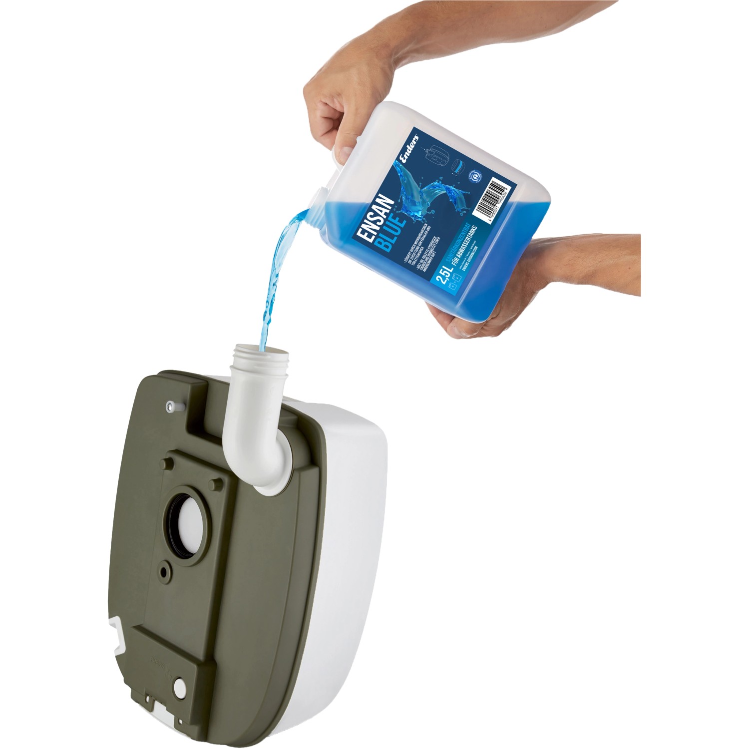 Enders Sanitární kapalina k přenosným toaletám Ensan Blue, 2,5 l
