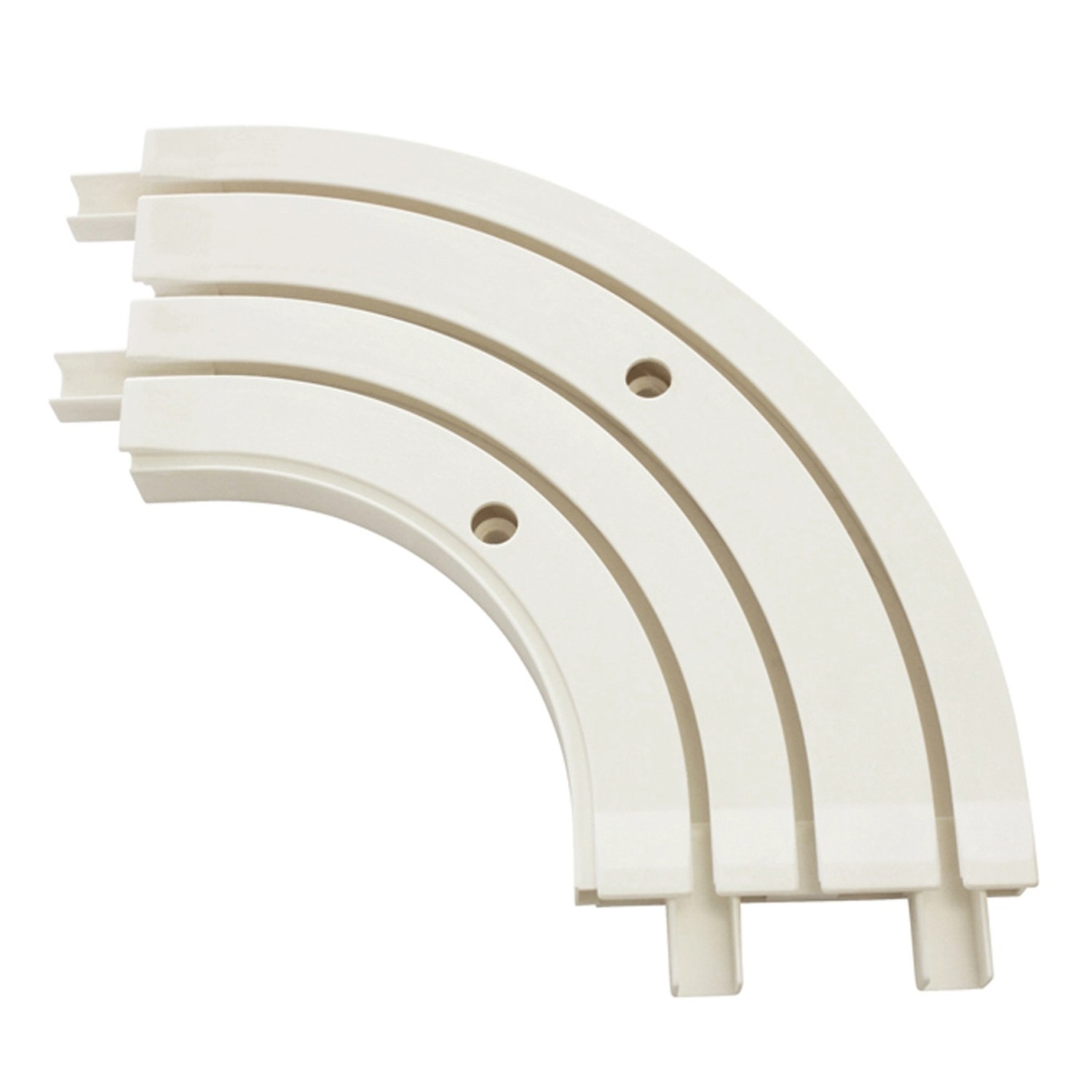 Gardinia Arkýřový oblouk třídrážkový GE3 bílý 18,5 cm x 18,5 cm