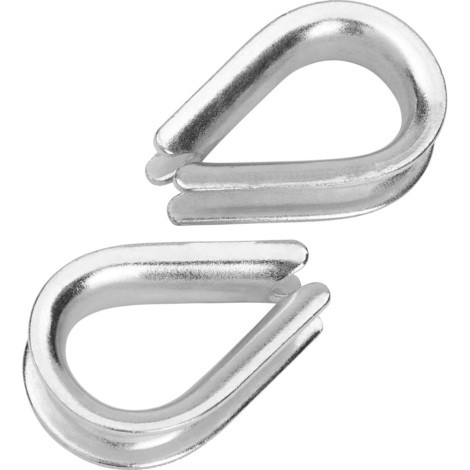 LUX Lanová očnice, pozinkovaná, 2 ks, 3,5 mm