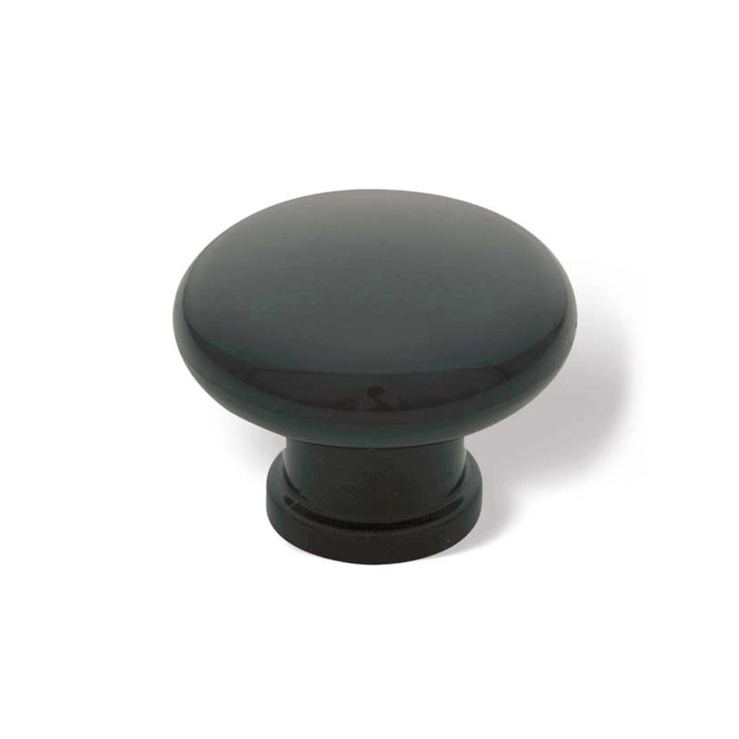 Knoflík 0385 plastový černý 40 mm x 40 mm x 30,5 mm