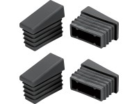 Krytky na nožičky pro sluneční lehátko Lemoray, 4 ks