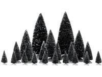 Lemax Vánoční dekorace zimní stromky 21dílná