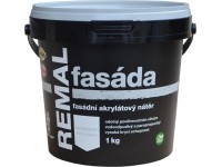 REMAL Fasádní akrylátový nátěr FASÁDA bílý 1 kg REMAL Fasádní akrylátový nátěr FASÁDA bílý 1 kg