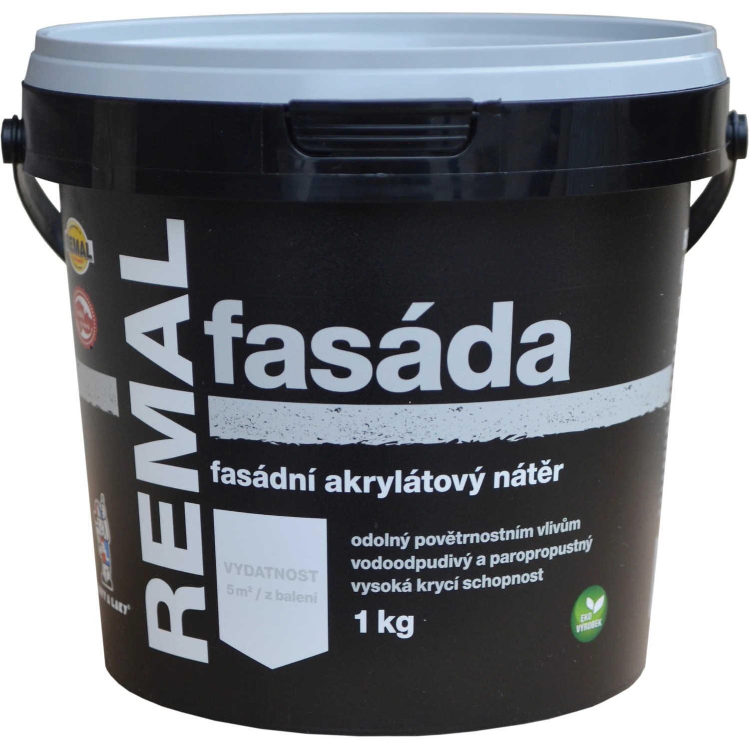 REMAL Fasádní akrylátový nátěr FASÁDA bílý 1 kg
