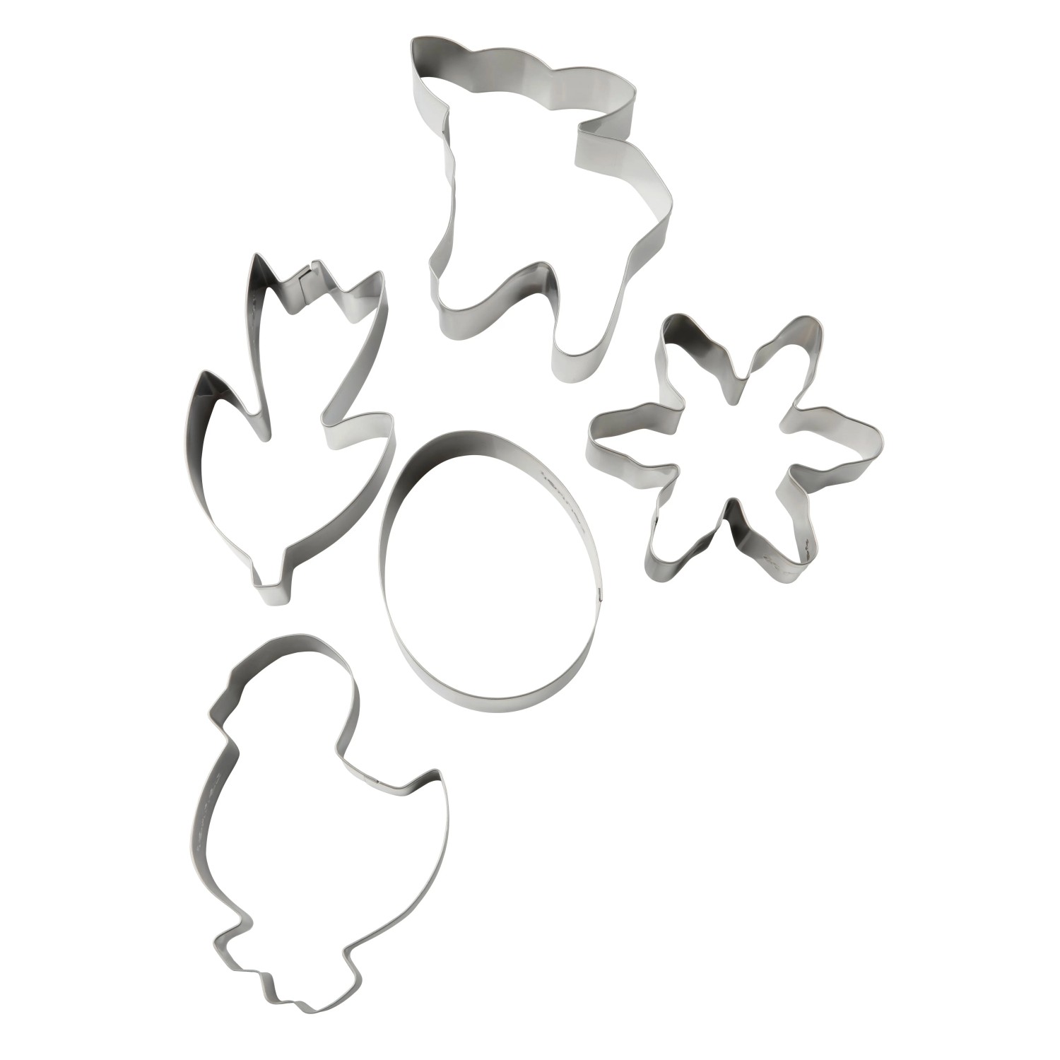 Zenker Velikonoční vykrajovátka jarní louka cca 9 x 5,5 cm, 5 ks