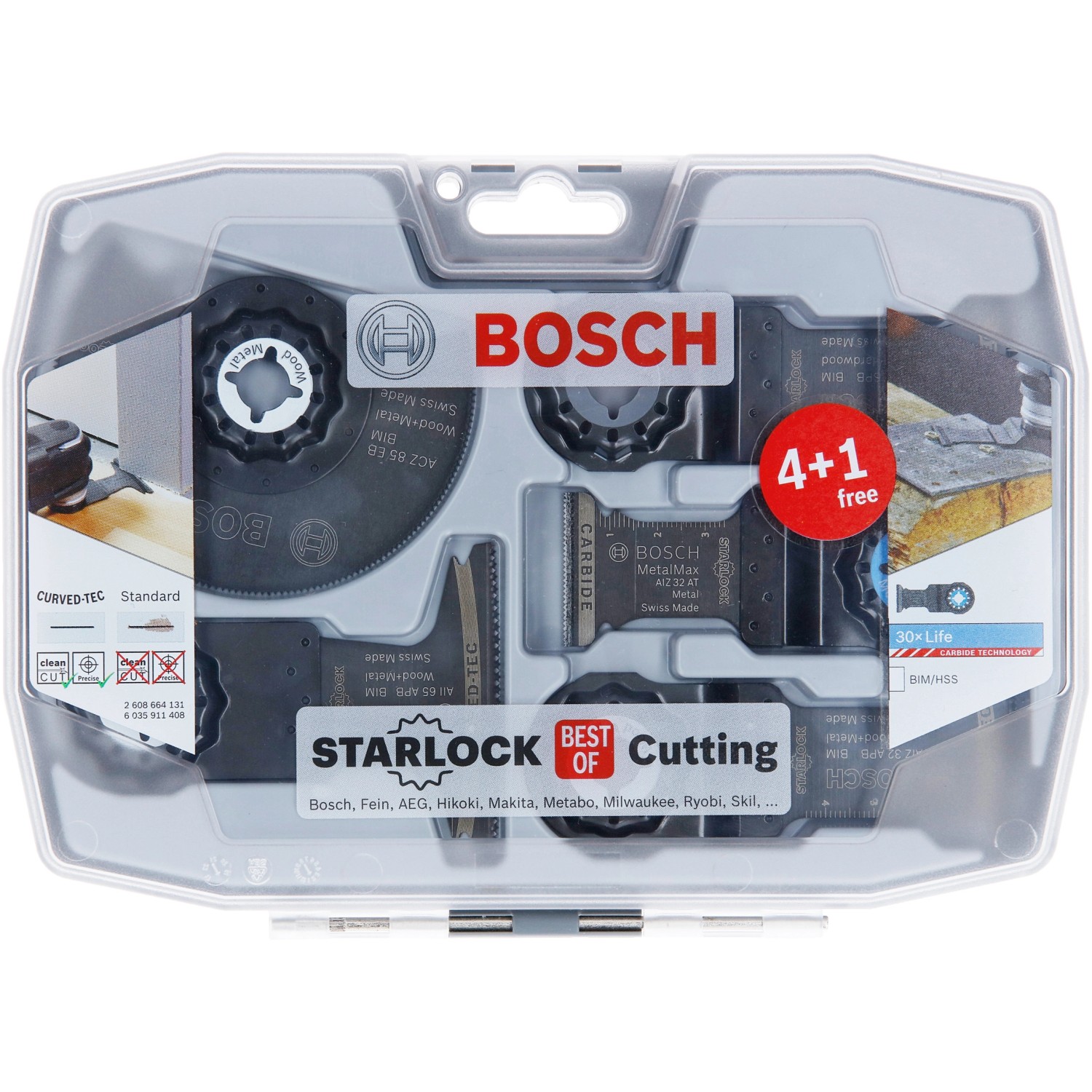 Bosch Sada speciálních listů Starlock Best of Cutting, 5dílná