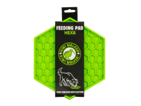 Kiwi Walker Lízací podložka pro psy a kočky HEXA MAXI, zelená, 240 x 210 mm
