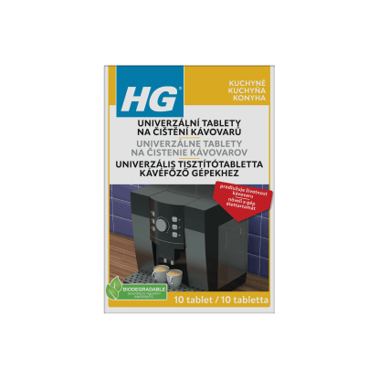 HG Univerzální tablety na čištění kávovarů 10 ks