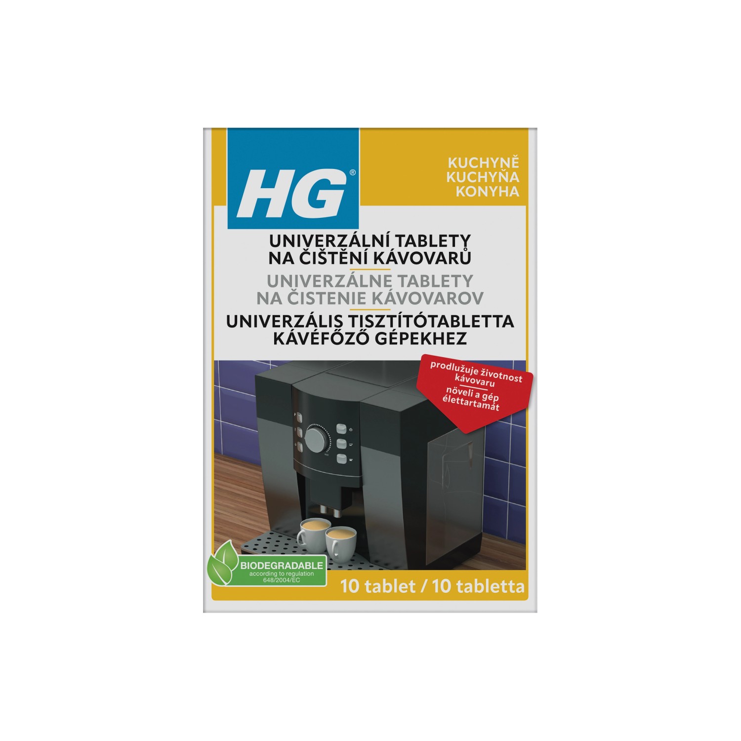 HG Tablety čištění kávovarů 10 ks