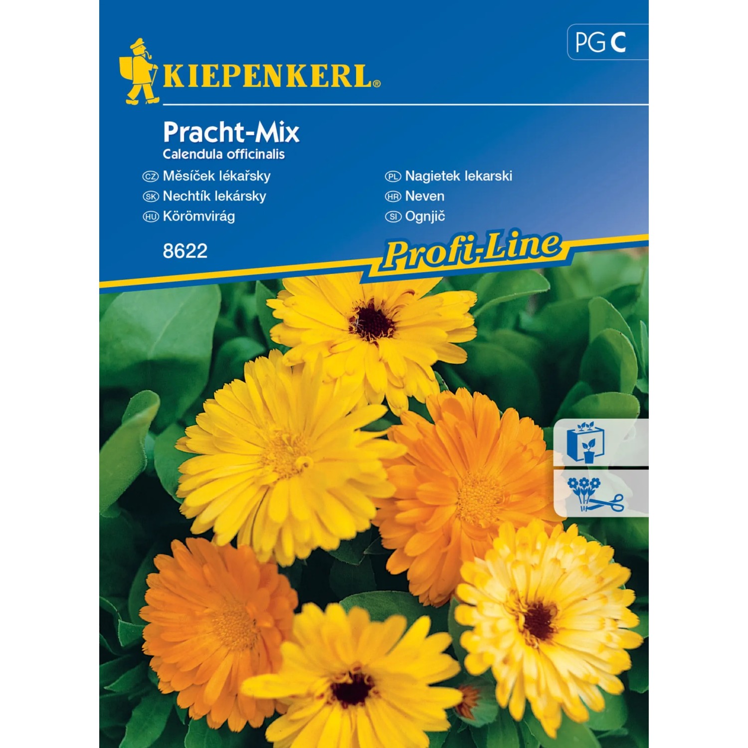 KIEPENKERL Měsíček lékařsky (Calendula officinalis) Pracht-Mix