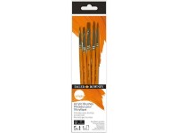 Daler Rowney Sada štětců pro akryl SIMPLY - úzké, 5dílná