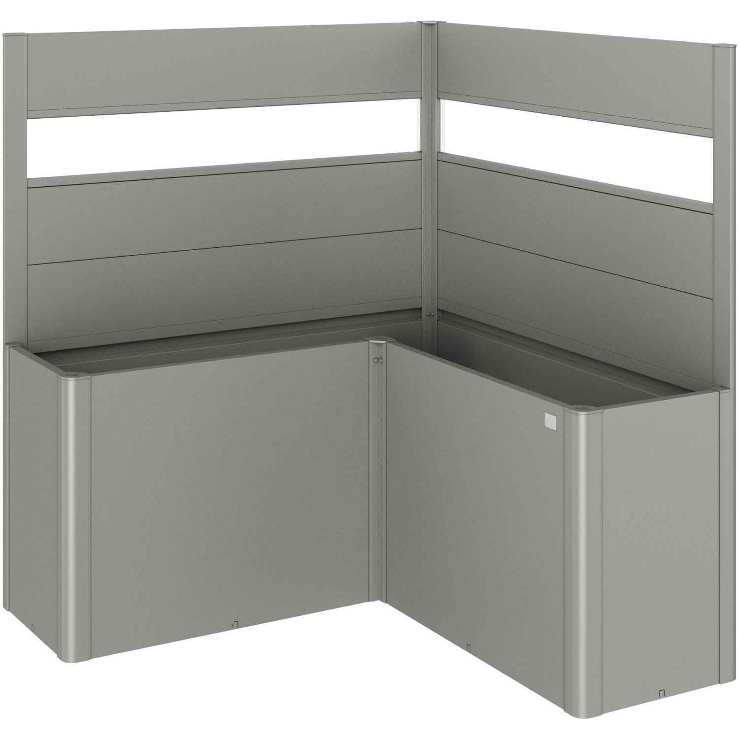 Biohort Zástěna pro záhony vyvýš. 1,5 x 1,5/Belvedere L150 se sklem křem.šedá