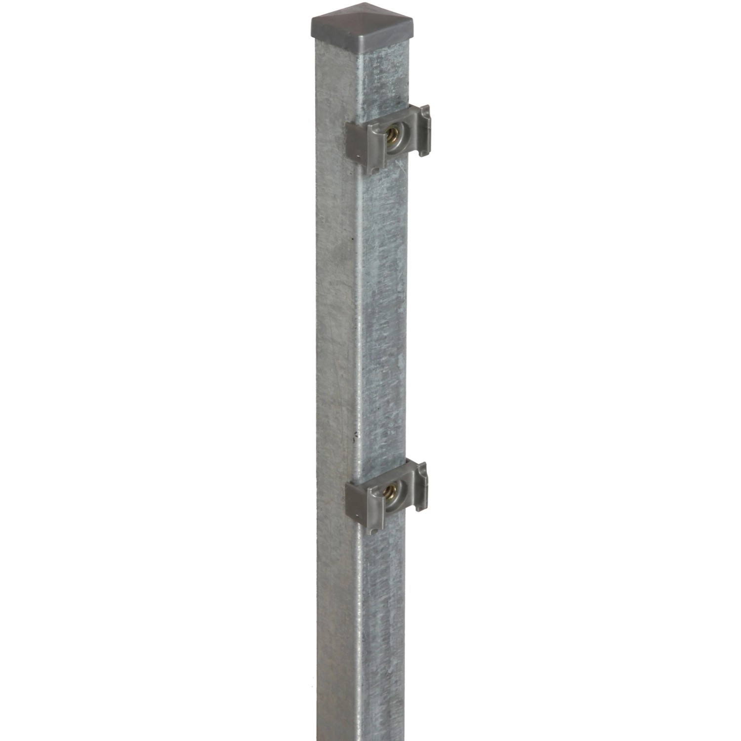 Floraworld Sloupek s upínacími deskami pozink 4 x 4 x 240 cm