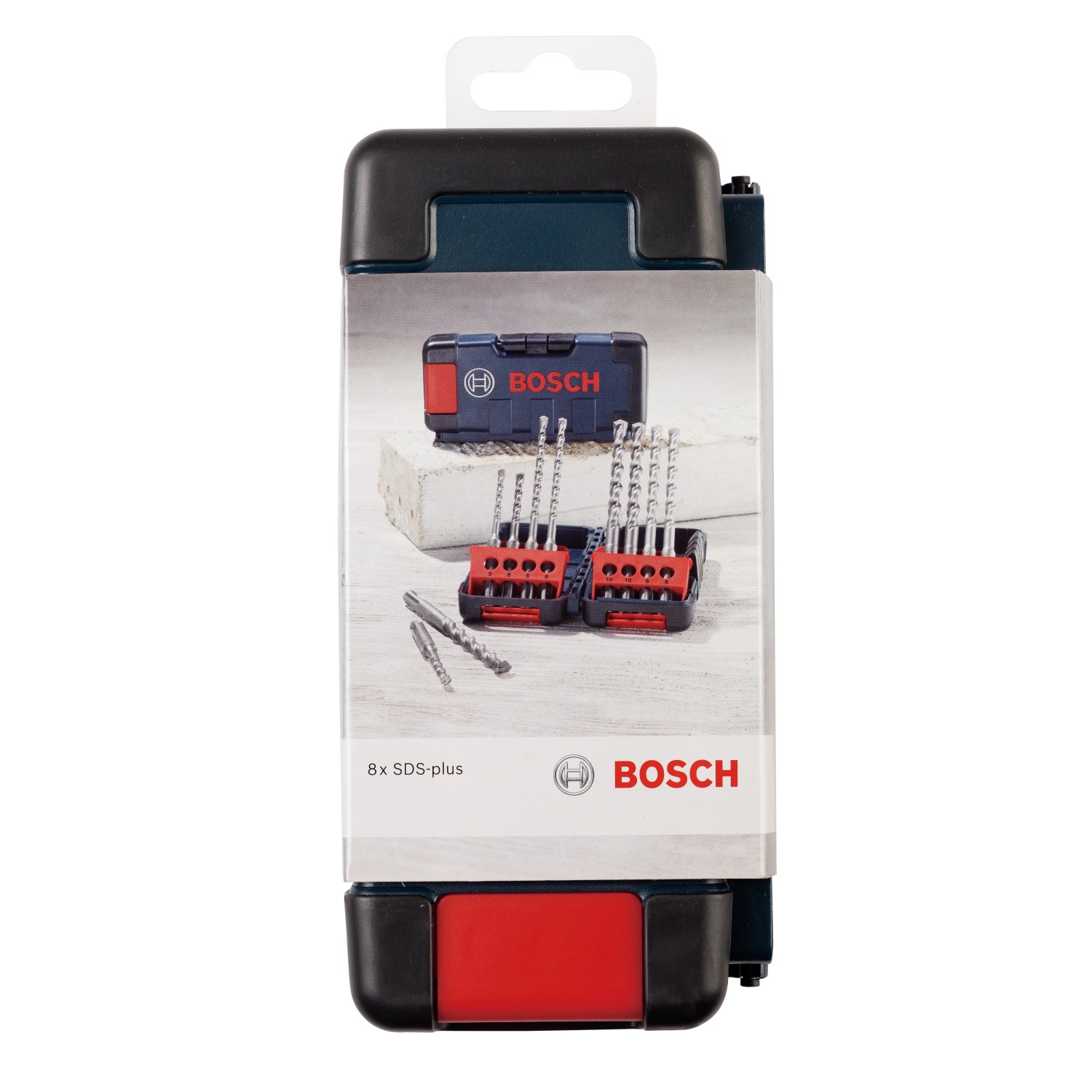 Bosch Sada spirálových vrtáků SDS PLUS-3, 8dílná