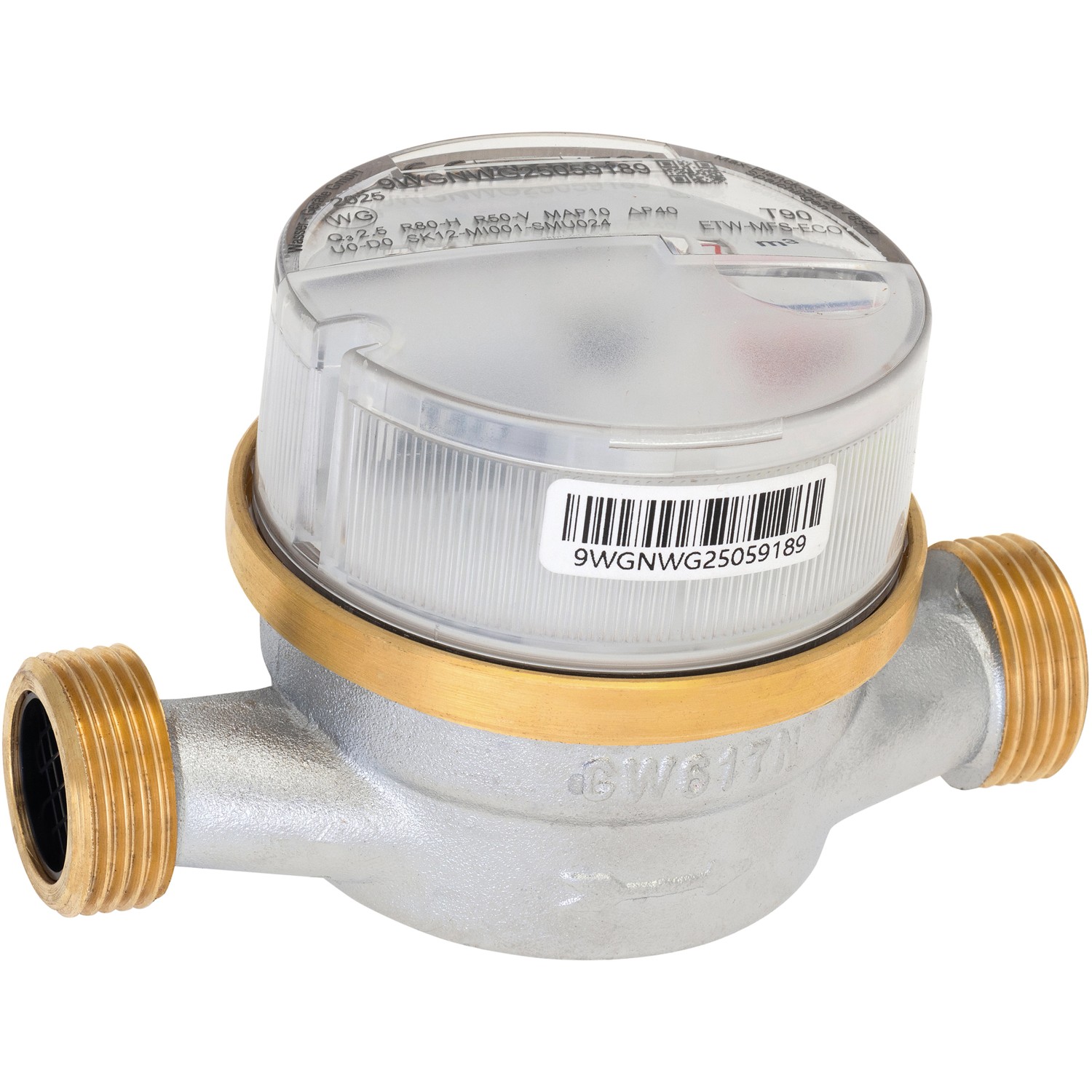 Wasser-Geräte Měřič průtoku vody ETW-MFS-ECO TWO in ONE 1/2", 110 mm