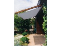 Peddy Shield Sada stínící plachty na pergolu, světle šedá, 420 x 140 cm