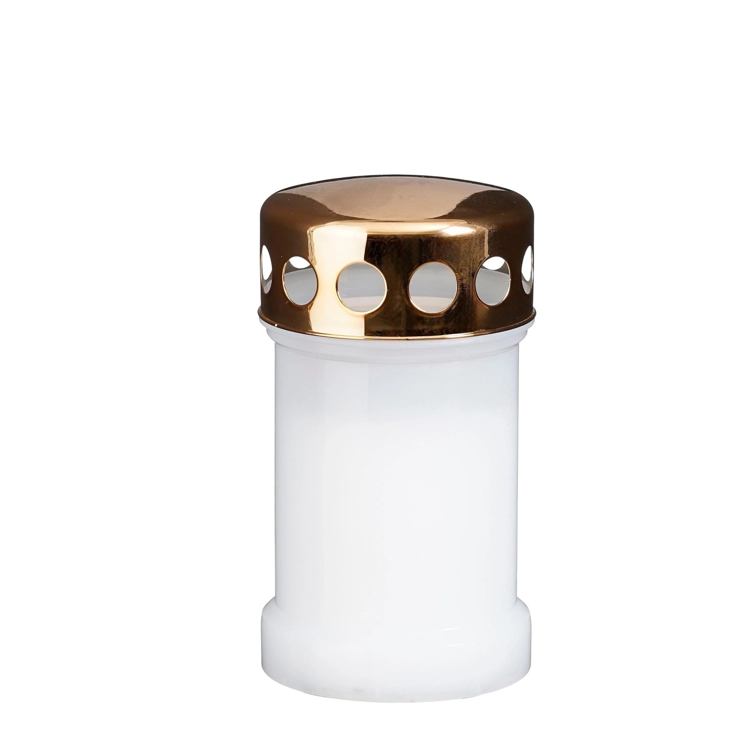 Luca Lighting LED svíčka na hrob, bílá, pr. 7,5 x 13 cm