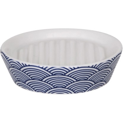 Mýdlenka Bento keramická modrá/bílá