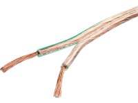 Schwaiger Kabel k reproduktoru 2x 1,5 mm2 transparentní 10 m