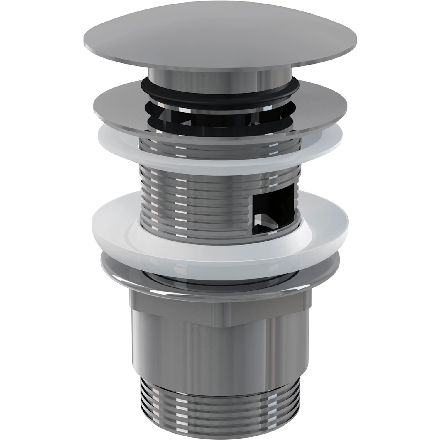 Ravak Umyvadlová pileta ClickClack nízká chrom X01437