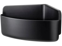 tesa Rohový košík do sprchy Lavaa vel. M, matná černá, 120 x 200 x 200 mm