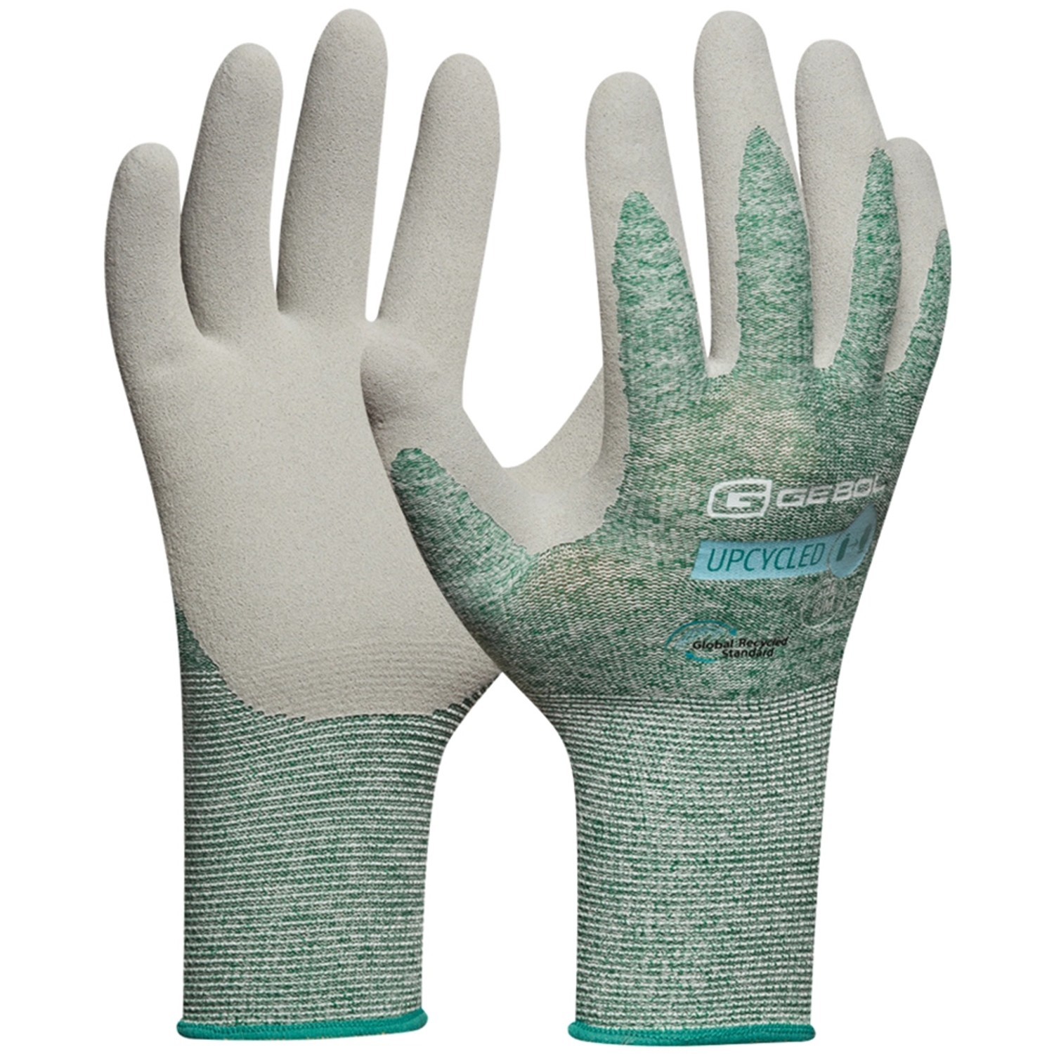 Rukavice upcycled strong tmavězelené 11