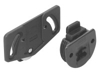 Montážní sada SlideLine 55 pro jedny dveře 30 kg plast hnědý Montážní sada SlideLine 55 pro jedny dveře 30 kg plast hnědý