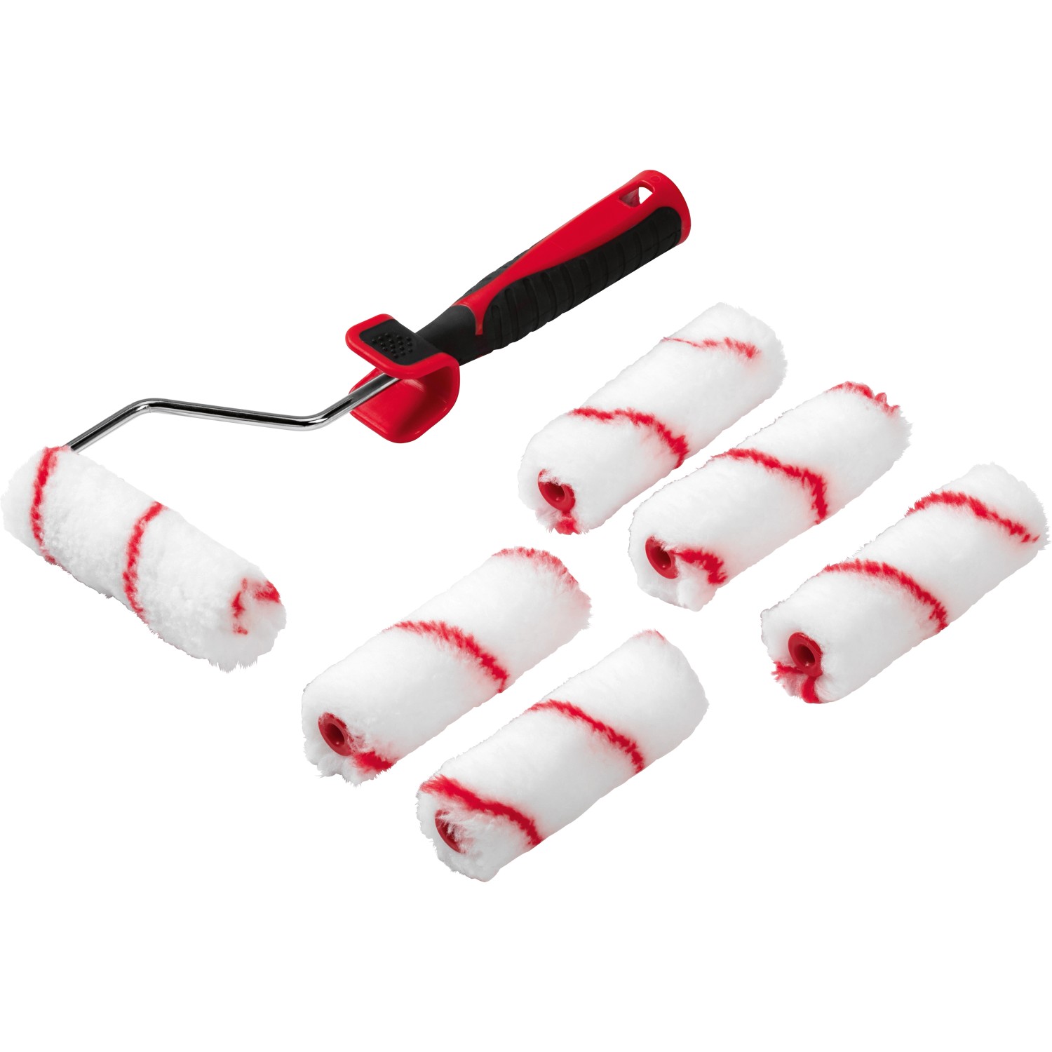 Sada válečků na barvu pro disperzní barvy 7dílná