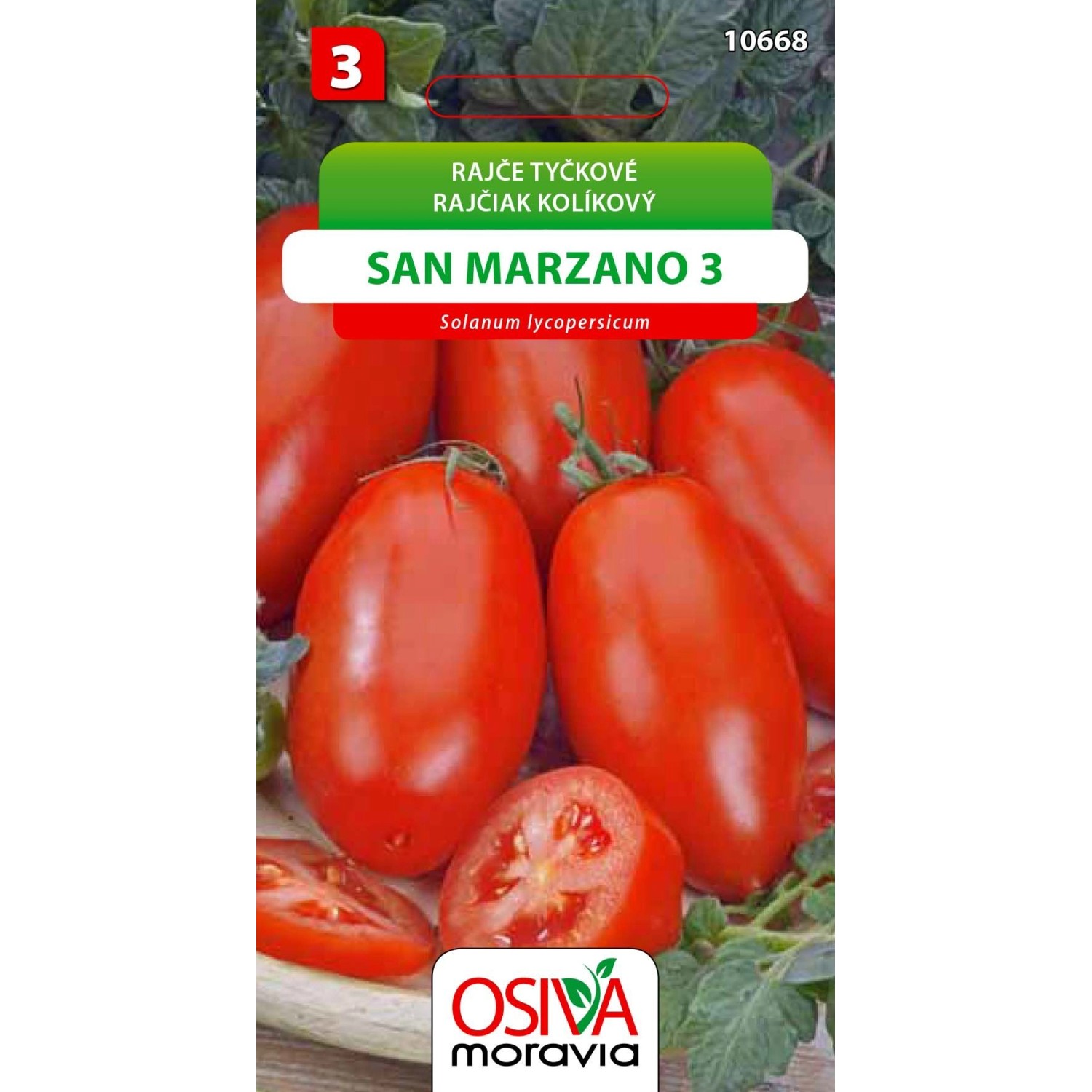 Semínka Rajče tyčkové San Marzano 3 (Solanum lycopersicum)