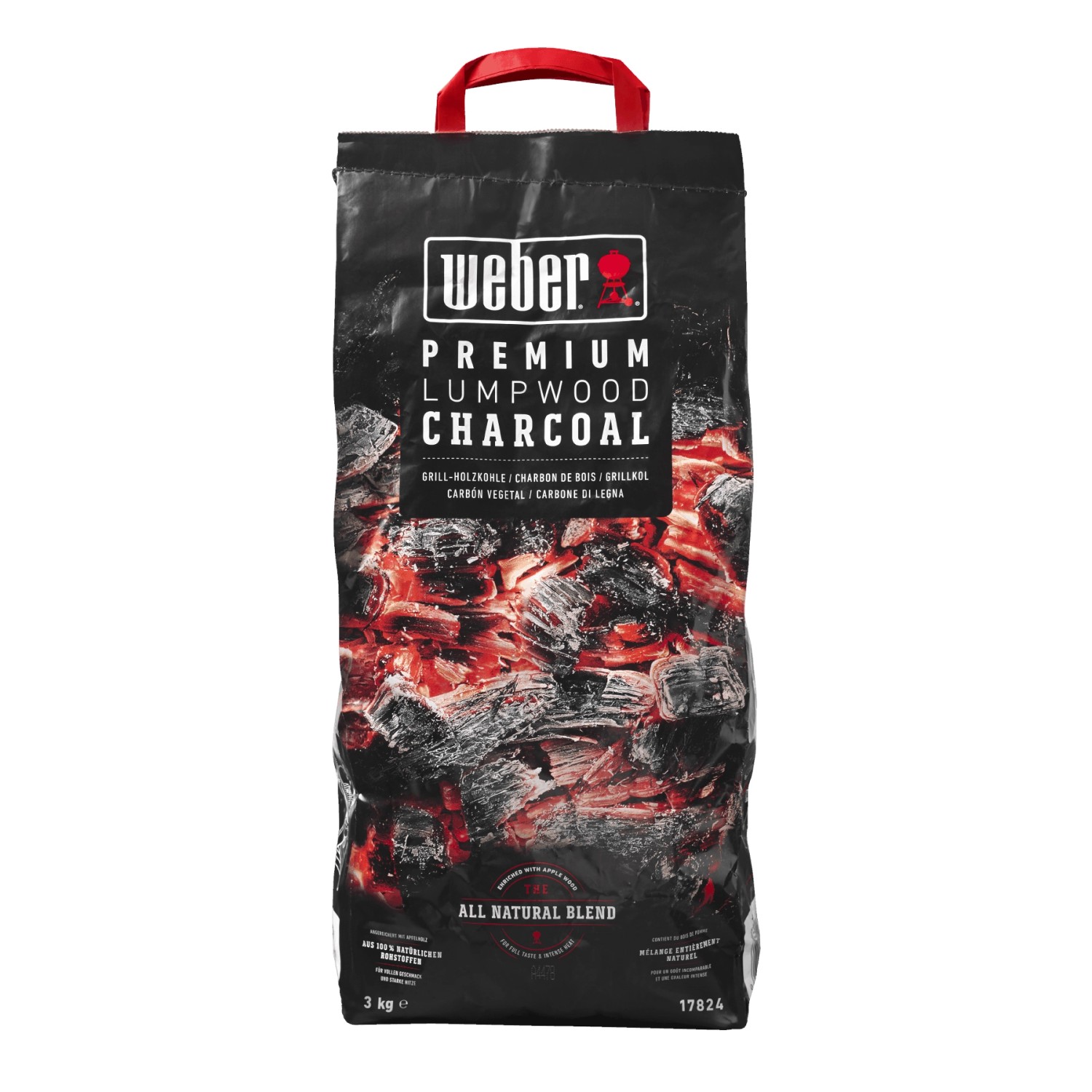 Weber Premium Lumpwood Dřevěné uhlí 3 kg FSC