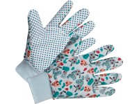 Dětské rukavice s potiskem, červů, modrá, vel. 5