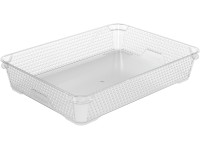 Keeeper Stohovatelný košík Mirko DIN A4 36 cm x 26,5 cm x 7 cm průhledný