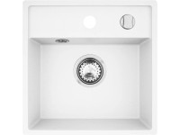 Pyramis Granitový dřez Camea Mini 1B, snow, 40 x 40 cm