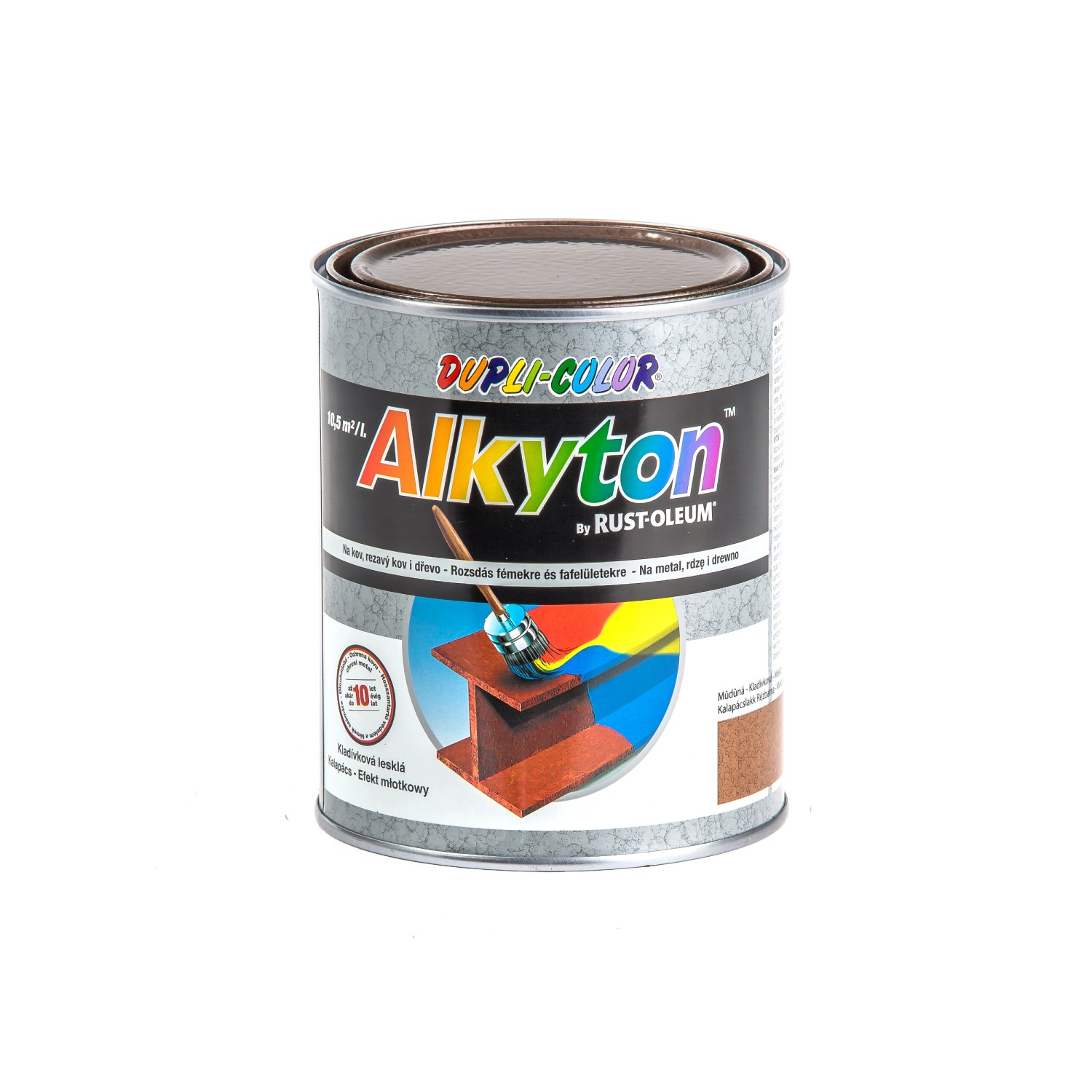 DUPLI-COLOR Samozákladový email ALKYTON kovářská černá, 250 ml