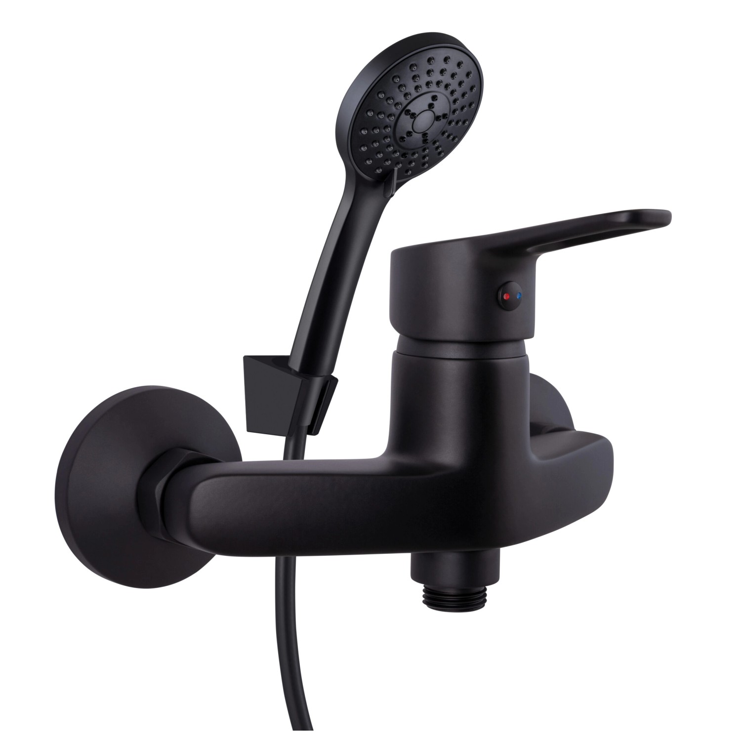 Rubineta Sprchová baterie Uno-12/K nástěnná, černá