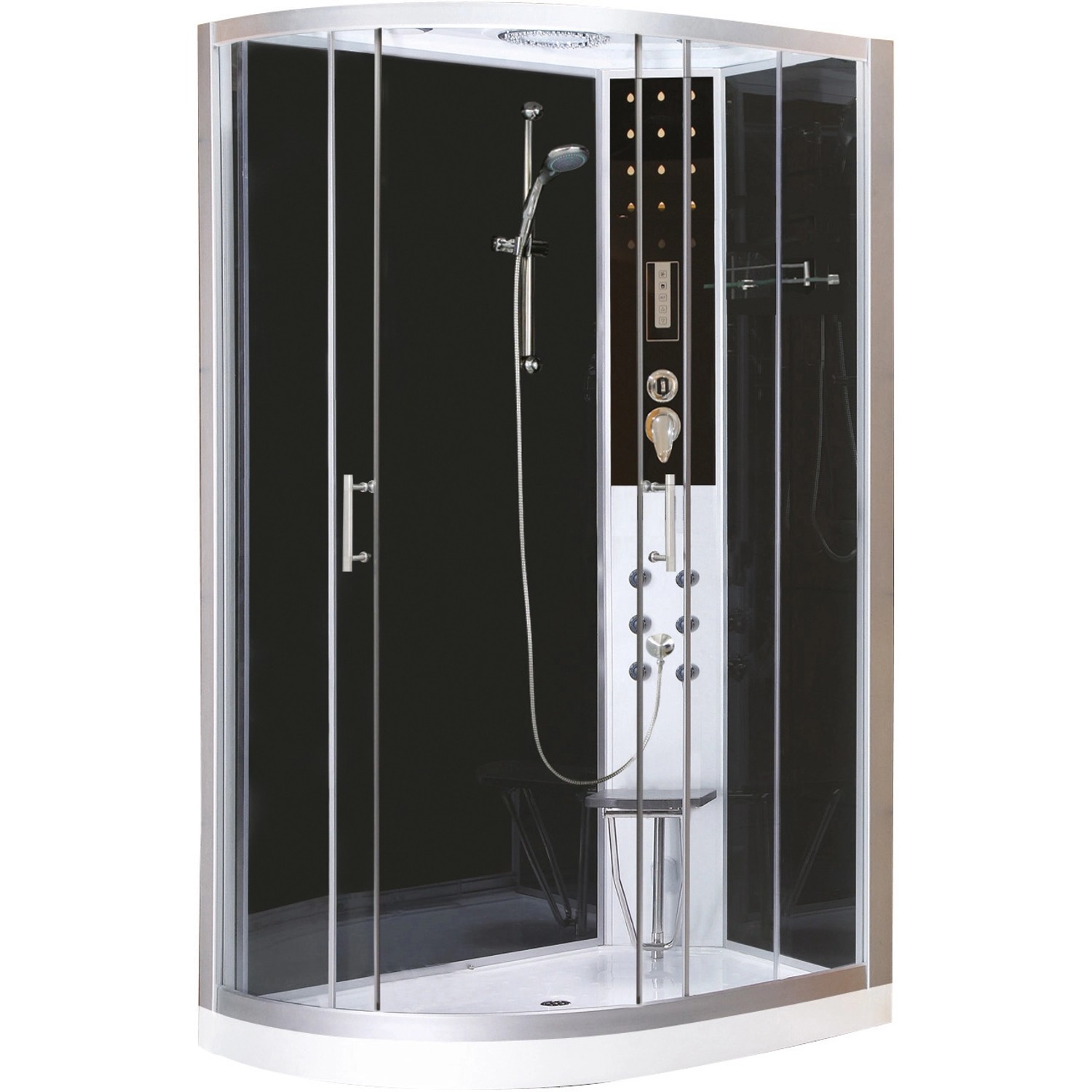 Sanotechnik Sprchový box Vario pravý 80 x 120 x 215 cm