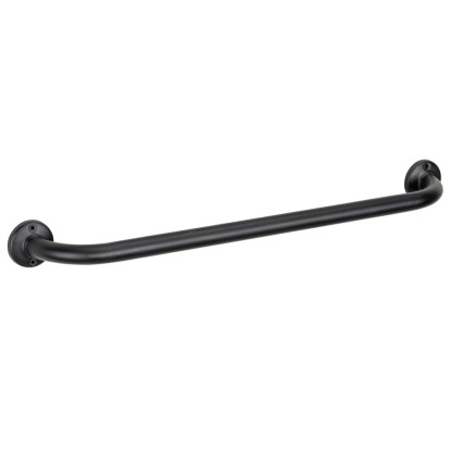 Wenko Tyč na osušku Basic Black, 60 cm