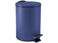 Spirella Nášlapný odpadkový koš Adelar, modrá matná, 3 l