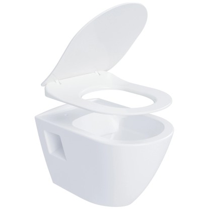 RAVAK Závěsné WC Craft 2v1 WC + duroplastové sedátko RimOff