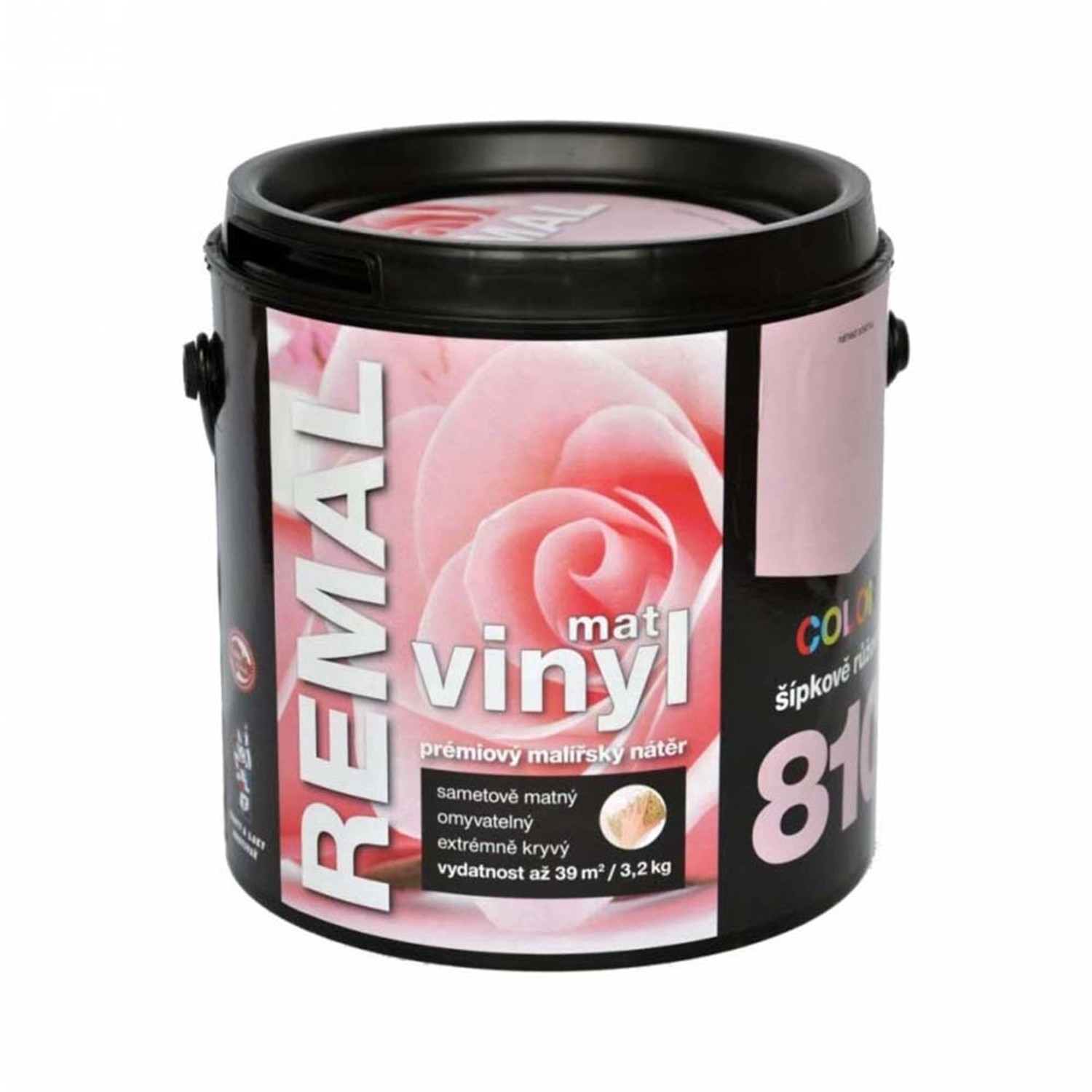 Remal Vinyl Color mat šípkově růžová 3,2kg