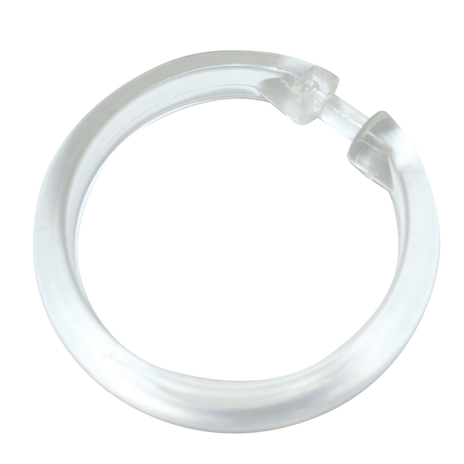 Gardinia Otevřené kroužky transparentní, 10 ks