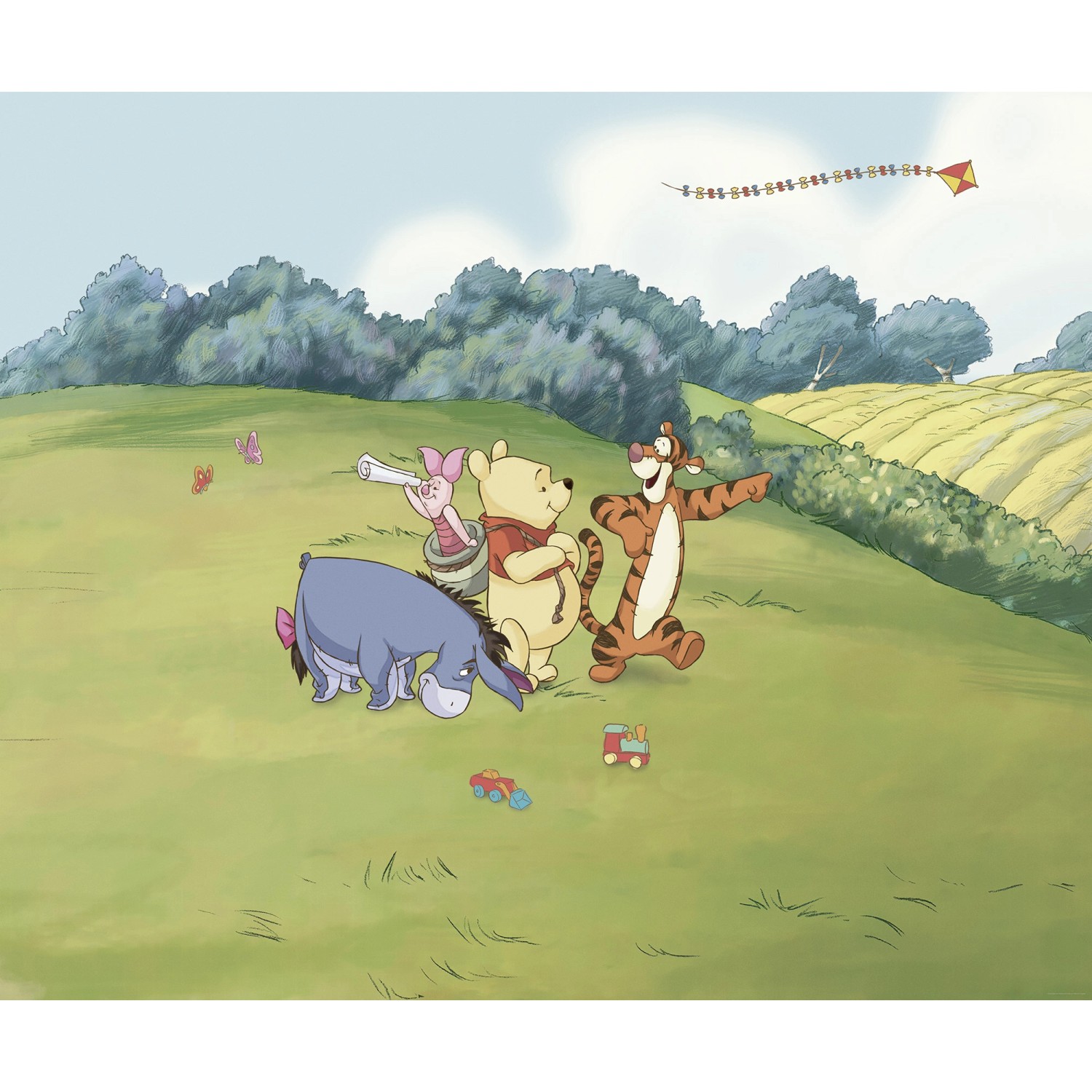 Komar Vliesová fototapeta Disney Winnie the Pooh Adventure 300 x 250 cm