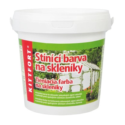Kittfort Stínící barva na skleníky 1 kg