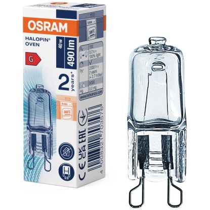 OSRAM Žárovka do pečicí trouby HALOPIN OVEN G9 40W 230V